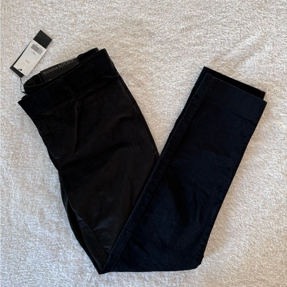 NWT Banana Republic Sloan Velvet Pants. Size 2 - Picture 8 of 8